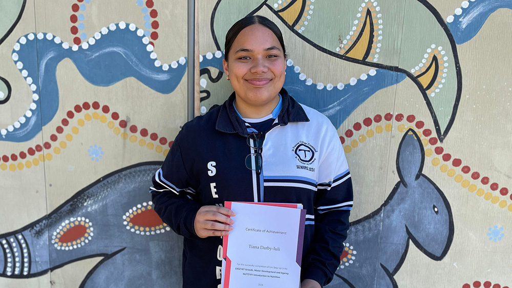 BCE student earns early entry into ACU